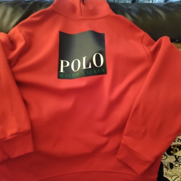 RALPH LAUREN POLO FLEECE HOODIE . [PRE-LOVED] - Picture 5 of 6